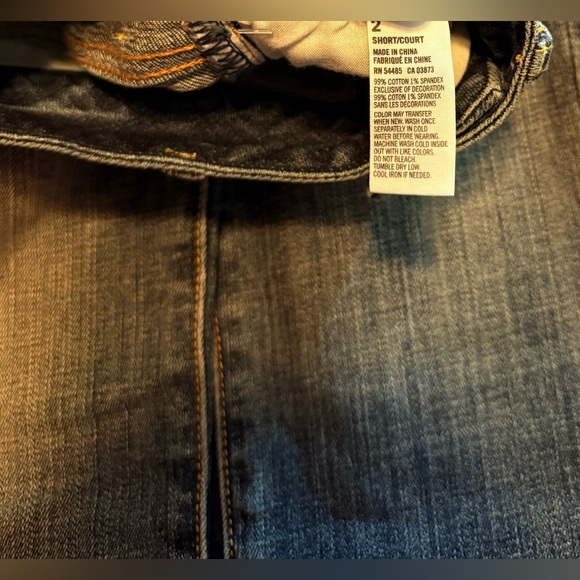 American Eagle Outfitters Size 2 Short Women's Dark Blue Skinny Jeans - Picture 9 of 11